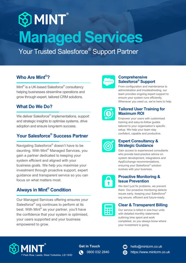 Managed Services Flyer